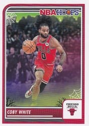 2023-24 Hoops Haunted Hoops Base Set Coby White #278 card