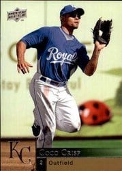 2009 Upper Deck Base Set Coco Crisp #681 card