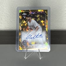 2024 Topps Chrome Sapphire Edition Chrome Sapphire Autographs Coco Montes #CSA-CM card