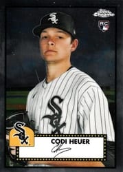 2021 Topps Chrome Platinum Anniversary Base Set Codi Heuer #120 card