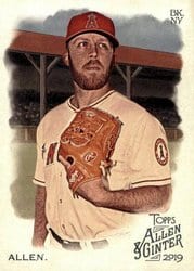 2019 Topps Allen & Ginter Base Set Cody Allen #215 card
