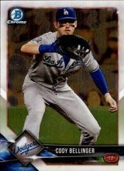 2018 Bowman Chrome Base Set Cody Bellinger #88 card