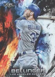 2018 Topps Fire Base Set Cody Bellinger #114 card