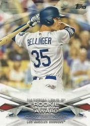 2018 Topps MLB Awards Cody Bellinger #MLBA-9 card