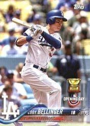 2018 Topps Opening Day Base Set Cody Bellinger #58 card