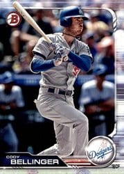 2019 Bowman Base Set Cody Bellinger #2 card