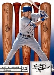 2019 Panini Leather & Lumber Base Set Cody Bellinger #86 card