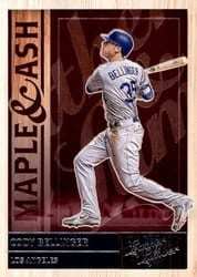 2019 Panini Leather & Lumber Maple and Ash Cody Bellinger #MA-10 card