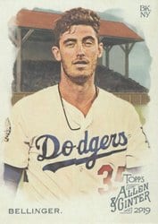 2019 Topps Allen & Ginter Base Set Cody Bellinger #34 card