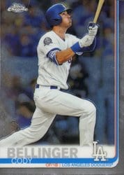 2019 Topps Chrome Base Set Cody Bellinger #158 card