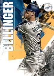 2019 Topps Fire Base Set Cody Bellinger #59 card