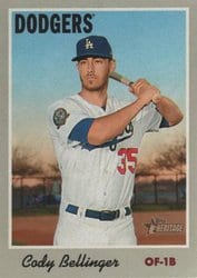 2019 Topps Heritage Base Set Cody Bellinger #34 card