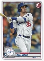 2020 Bowman Base Set Cody Bellinger #85 card