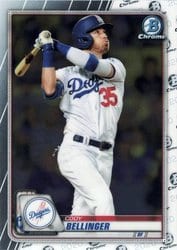 2020 Bowman Chrome Base Set Cody Bellinger #100 card