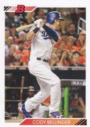 2020 Bowman Heritage Base Set Cody Bellinger #85 card