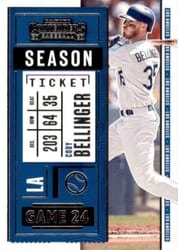 2020 Panini Contenders Base Set Cody Bellinger #66 card