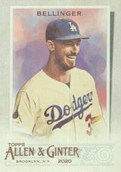 2020 Topps Allen & Ginter Base Set Cody Bellinger #65 card