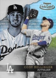 2020 Topps Gold Label Base Set Cody Bellinger #49 card