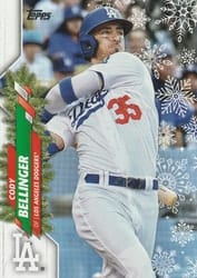 2020 Topps Holiday Base Set Cody Bellinger #HW66a card