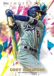 2020 Topps Inception Base Set Cody Bellinger #34 card