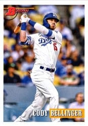 2021 Bowman Heritage Base Set Cody Bellinger #85 card
