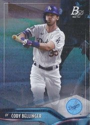 2021 Bowman Platinum Base Set Cody Bellinger #99 card