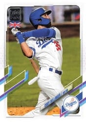 2021 Topps UK Edition Base Set Cody Bellinger #85 card