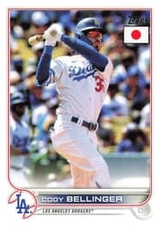 2022 Topps Japan Edition Base Set Cody Bellinger #47 card