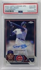 2023 Topps Chrome Update Autograph Cody Bellinger #AC-CBE card