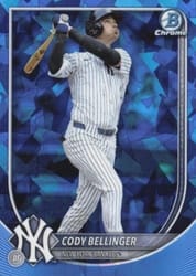2025 Bowman Chrome Sapphire Edition Base Set Cody Bellinger #78 card