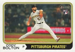 2023 Topps Heritage Base Set Cody Bolton #607 card