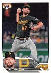 2023 Topps Update Base Set Cody Bolton #US223 card