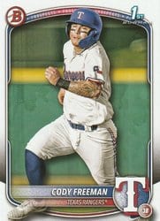 2025 Bowman Prospects Cody Freeman #BP-112 card