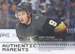 2019-20 SP Authentic Base Set Cody Glass #113 card