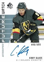 2019-20 SP Authentic Base Set Cody Glass #196 card