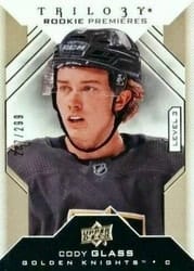 2019-20 Upper Deck Trilogy Base Set Cody Glass #143 card