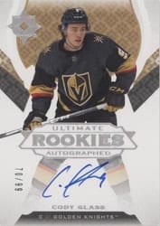 2019-20 Upper Deck Ultimate Collection Base Set Cody Glass #196 card