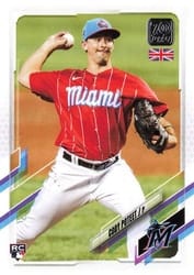 2021 Topps UK Edition Base Set Cody Poteet #177 card