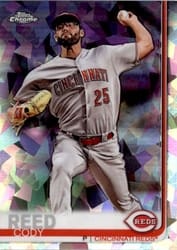2019 Topps Chrome Sapphire Edition Base Set Cody Reed #375 card