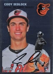 2023 Topps Chrome Platinum Anniversary Base Set Cody Sedlock #126 card