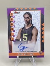 2024-25 Finest Rookie Finest Autographs Cody Williams #RFA-CW card