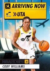 2024-25 Hoops Arriving Now Cody Williams #29 card