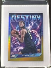 2024-25 Topps Chrome Destiny Cody Williams #D-8 card