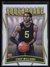 2024-25 Topps Chrome YouthQuake Cody Williams #YQ-8 card