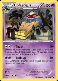 2012 Dark Explorers Cofagrigus #52 card