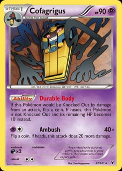 Noble Victories Cofagrigus #47 card