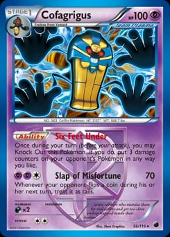 Plasma Freeze Cofagrigus #56 card