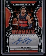 2024-25 Panini Obsidian Magmatic Signatures Colby Jones #MS-CJS card