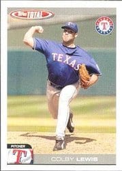 2004 Topps Total Base Set Colby Lewis #83 card