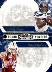 2020 Panini Contenders Round Numbers Colby Parkinson / Deejay Dallas #RN-DP card
